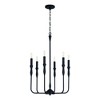 Capital Lighting Paloma 6 - Light Chandelier in  Textured Black - 2 of 4