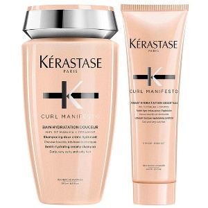 Kerastase Curl Manifesto Hydrating Douceur Shampoo & Fondant Essentielle Conditioner (8.5 oz DUO SET Kit) Curly Hair - 1 of 3