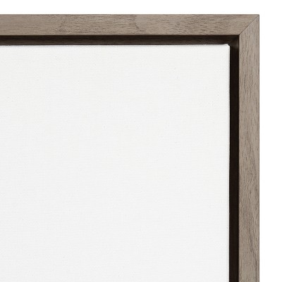 Neutral Green Succulent Framed Canvas Wall Art, 20" x 19"