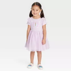 Toddler Girls' Butterfly Tulle Dress - Cat & Jack™ Purple