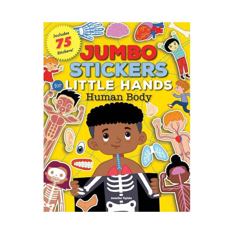 Jumbo Stickers for Little Hands: Human Body - (Paperback), 1 of 2