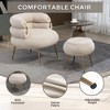 Round Swivel Barrel Chair-Comfortable Accent Sofa for Living Spaces - 3 of 4
