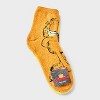 Women's Garfield & Odie 2pk Cozy Ankle Socks - Orange/ Yellow 4-10 - image 2 of 3