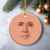 Funny Christmas Ceramic Ornaments for Women, Men - Xmas Trees Decorations - Hanging Ornaments - 3 of 4