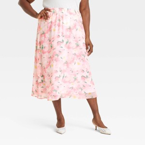 Women's Sheer Maxi A-Line Skirt - A New Day™ - 1 of 3
