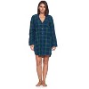 Ashford & Brooks Women's Woven Long Sleep Shirt Nightshirt - 2 of 4