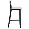 Modway Monarch Wood Bar Stool with Cane Rattan Back & Padded Seat - 4 of 4