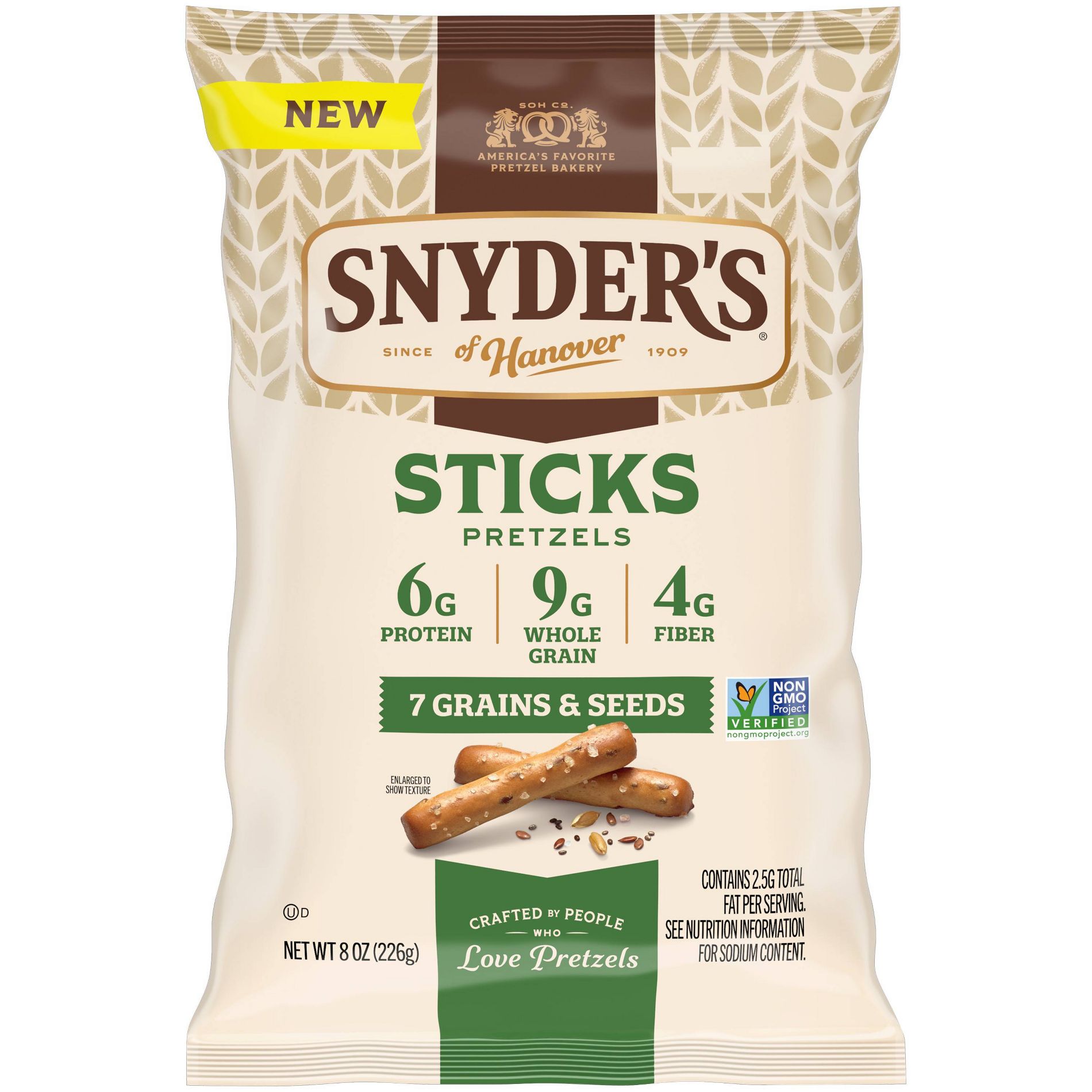 Snyder's of Hanover Multigrain 7 Grains & Seeds Pretzel Sticks - 8oz