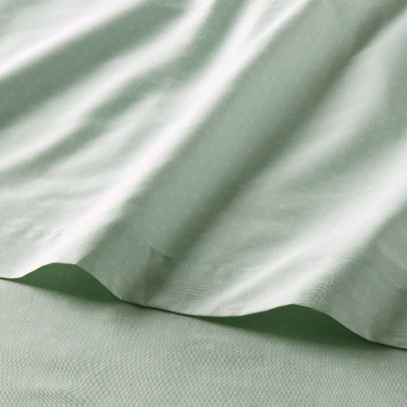 Cotton Blend Sateen Sheet Set - Room Essentials™, 4 of 6