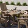 WestinTrends 43" Square Outdoor Patio Dining Table - 2 of 2
