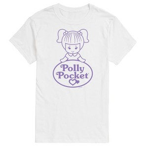 Men's - Polly Pocket - Logo And Doll Short Sleeve Graphic T-Shirt - 1 of 3