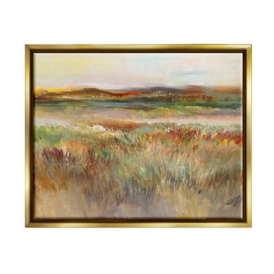 Stupell Industries Countryside Grassland Nature View Framed Canvas
