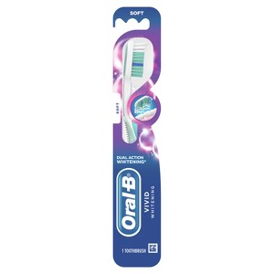 Oral-B Vivid Whitening Manual Toothbrush, Soft, 1 Count - 1 of 4