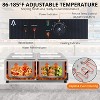 4x12QT Food Warmer 1500W Bain Marie Buffet Pan Steam Table With Adjustable Temp & Auto Shut Off & Dry Burning Indicator - 3 of 4
