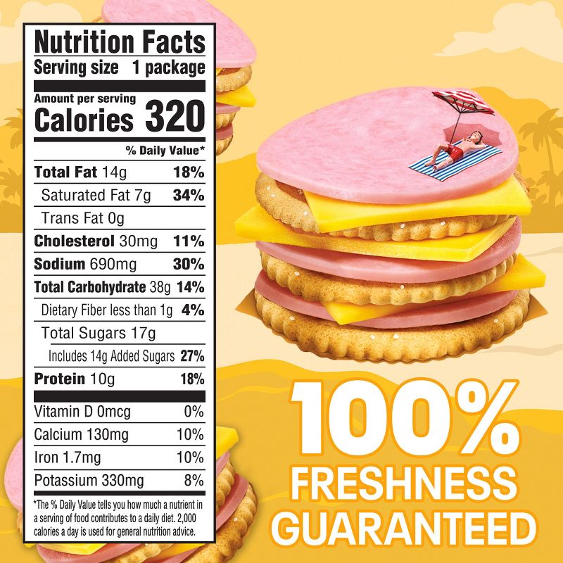 Lunchables Ham &#38; American Cheese Cracker Stackers - 9.1oz, 6 of 14