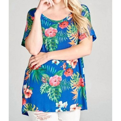 Women's Floral Caged Tunic - Oddi