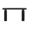 HDZNVF Elegant and Luxurious Acacia Veneer Console Table, Suitable for Entryway, Hallway, Living Room, Foyer, Corridor - 3 of 4