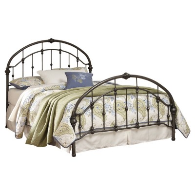 target iron bed king