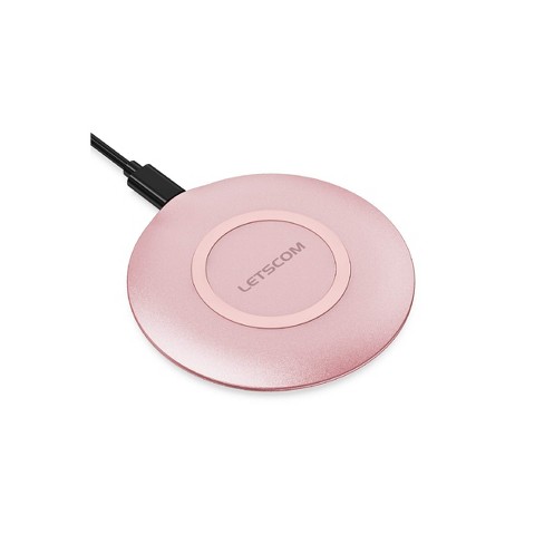 Letscom Wireless Charger, Qi-certified 15w Max Fast Wireless Charging Pad,  Compatible With Apple, Samsung & Lg Phones Av Adapter Not Included - Super  P - Pink : Target