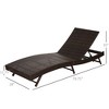 Cesicia 78.75" x 28" x 35" Patio Chaise Lounge, with 5 Position Adjustable Backrest & Cushion - 3 of 4