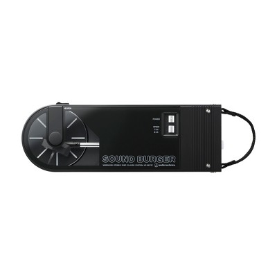 Compact Black Aluminum Portable Bluetooth Turntable