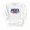 Simply Sage Market America Galaxy Coquette  Garment Dyed Sweatshirt - 2 of 4