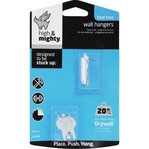 HILLMAN High and Mighty   20 Lb. Capacity Picture Hanger - 2 Piece 515300 - 1 of 4