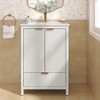 ACEPANO 24.25 in. W Modern Bathroom Vanity with Sink Assembly, One Drawer & Ample Storage Space-White - 3 of 4