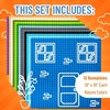 Strictly Briks Large Classic Stackable Baseplates, Compatible with All Major Brands, Nature Colors, 12 Pack, 10x10 Inches - 3 of 4