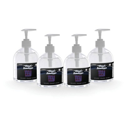 NFL New York Giants 16oz Pump Top Hand Sanitizer - 4pk