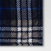 Printed Plaid Ribbed Plush Throw navy/gray/ivory - Room Essentials™ - 4 of 4