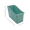 Teacher Created Resources® Plastic Book Bin, Calming Blue, Pack of 6 - 4 of 4