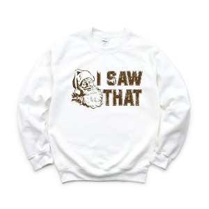 Simply Sage Market Women's Graphic Sweatshirt Distressed I Saw That - 1 of 3