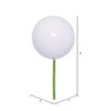 Vickerman White Ball Ornament - 2 of 4