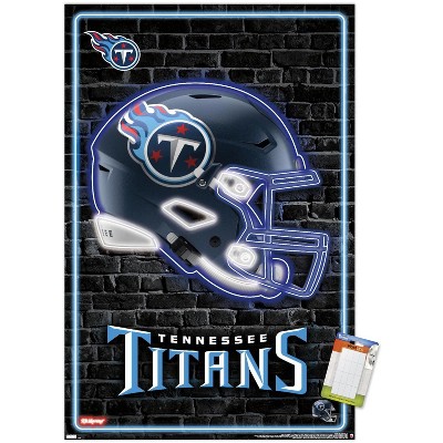 Trends International NFL Tennessee Titans - Helmet 18 Wall Poster, 22.375  x 34, Unframed Version