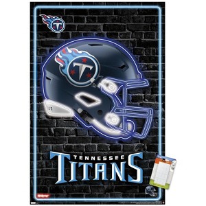 Trends International NFL Tennessee Titans - Neon Helmet 23 Unframed Wall Poster Prints - 1 of 4