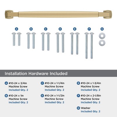 Champagne Bronze 12-Inch Stature Appliance Pull