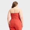 Women's Denim Corset Tube Top - Universal Thread™ - 2 of 3