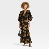 Women's Tie Neck Maxi Dress - A New Day™ - 3 of 3