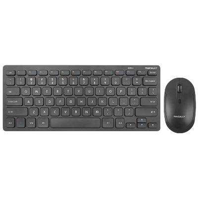 Macally RF Mini Wireless 78 Keys With 12 Multimedia Shortcuts Keyboard + Mouse Combo