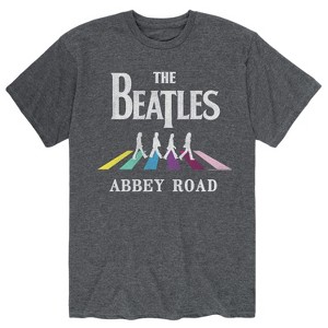 Men's - The Beatles - Abbey Road Rainbow Short Sleeve Graphic T-Shirt - 1 of 4