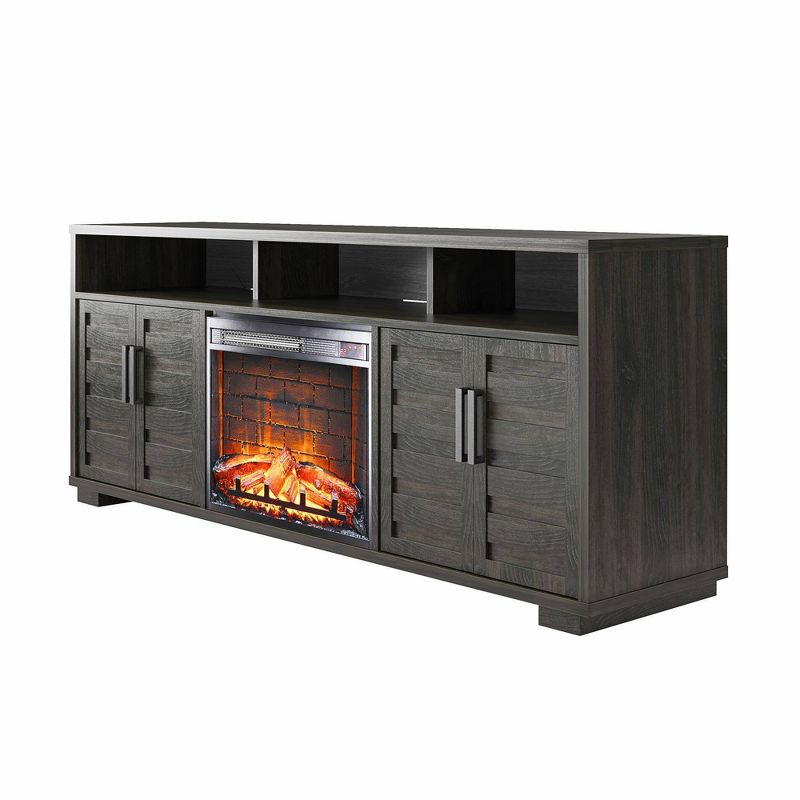 Fairbourne Electric Fireplace and TV Stand for TVs up to 75&#34; - Espresso - Room &#38; Joy, 6 of 11