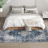HOMCOM Area Rug, Vintage Machine Washable Rug, Non-Slip Floor Carpet for Living Room, Bedroom, Dining Room, Home Office - 2 of 4