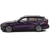 2023 BMW M3 Touring (G81) Competition Daytona Violet Metallic with Black Top 1/43 Diecast Model Car by Solido - 2 of 4