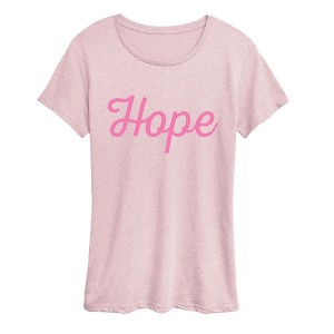 Women's Instant Message Hope Short Sleeve Graphic T-Shirt