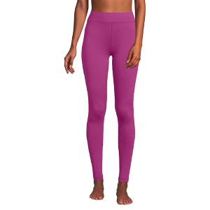 Lands' End Women's Baselayer Cozy Thermaskin Pants - 1 of 3