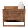 bali & pari Helina Seagrass and Acacia Wood Arm Chair Bleached Light Brown - 3 of 4