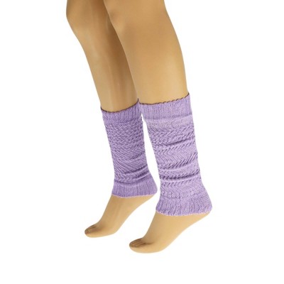 Retro-Inspired Cotton Leg Warmers for Women Soft, Stretchy, 20” Long Knit Warmers 1 Pair