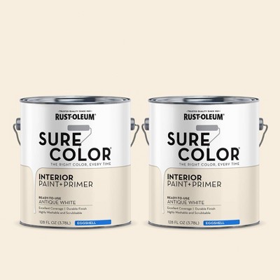 Rust-oleum 2pk Sure Color Flat Black Gal : Target