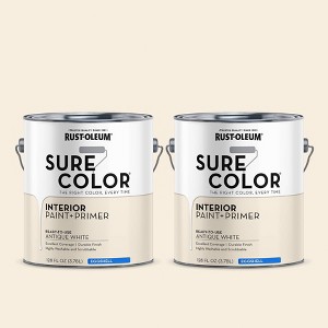 Rust-Oleum 2pk Sure Color Eggshell - 1 of 4